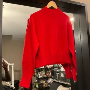 (Anna) B1G1 & Other Stories Red Cowl Neck Sweater